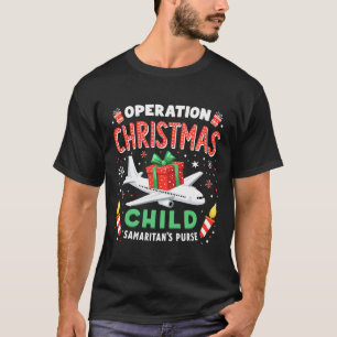 Camiseta Operação De Família Engraçado Da Criança De Natal 