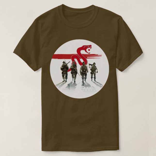 Camiseta Operação Flashpoint Red River (Frente do Design)