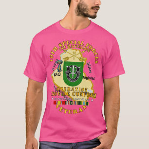 Camiseta Operação Forneça conforto 1rua Bn 10th SFG w COMFO