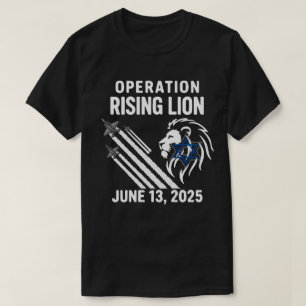 Camiseta Operação Leão Ascendente 2025   Militar Israel-Irã