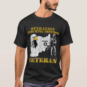 Camiseta Operação Liberdade Duradoura Combate Veteran Vint