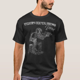Camiseta Operação Liberdade Duradoura OEF Veterano Militar