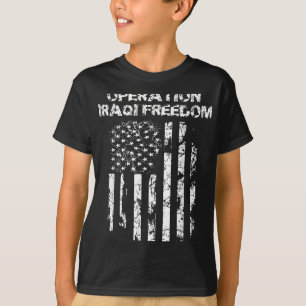 Camiseta Operação Liberdade Iraquiana Combate Veterano