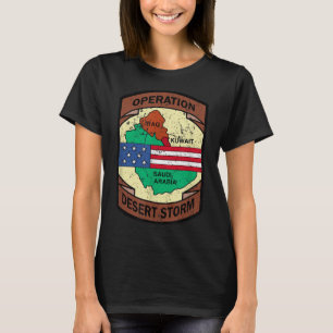 Camiseta Operação Militar do Golfo Operação Deserto Tempest