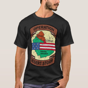Camiseta Operação Militar do Golfo Operação Deserto Tempest