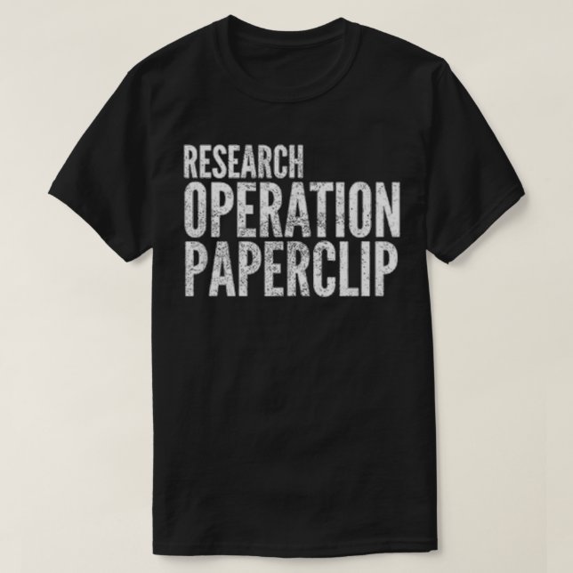 Camiseta Operação Paperclip (Frente do Design)