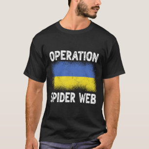 Camiseta Operação Teia de Aranha Heróis da Ucrânia Bandeira