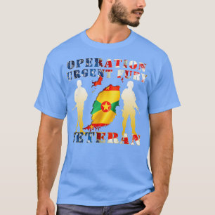 Camiseta Operação Urgente Fury Combat Veteran Grenada Gift