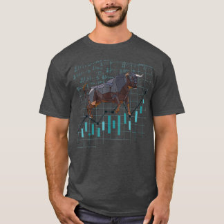 Camiseta Operações em bolsa de valores de criptómoedas