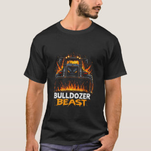 Camiseta Operador Buldozer Construtor Trabalhador Terrestre