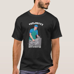 Camiseta Operador CNC Do Fabricante De Ferramentas E Engenh