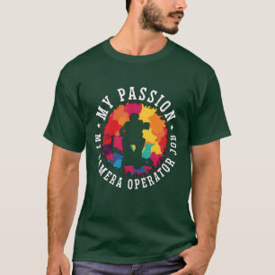 Camiseta Operador da Câmera Minha Paixão Minha Câmera