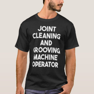 Camiseta Operador Da Máquina De Limpeza E De Enrolamento Co