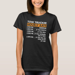 Camiseta Operador De Caminhão De Passageiros De Taxa Horári