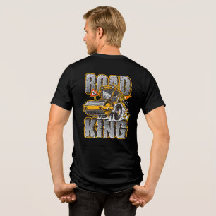 Camiseta Operador de Compactador de Construção do Rei da Es