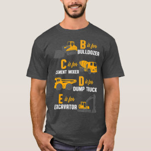Camiseta Operador de Construção de Equipamentos Pesados