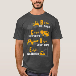 Camiseta Operador de Construção de Equipamentos Pesados