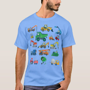 Camiseta Operador de construtor de veículos para a construç