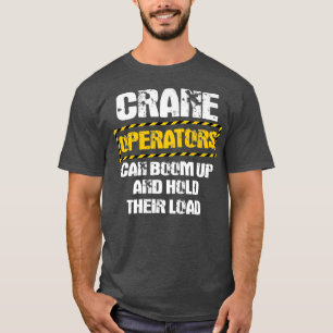 Camiseta Operador De Crane Oferece Design Na Parte Traseira