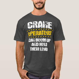 Camiseta Operador De Crane Oferece Design Na Parte Traseira