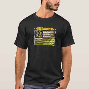Camiseta Operador de Despacho do Respondente Amarelo 911 Di