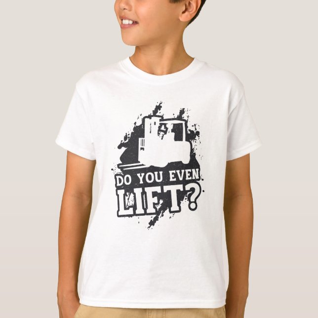 Camiseta Operador De Elevação De Elevação Você Mesmo Levant (Frente)