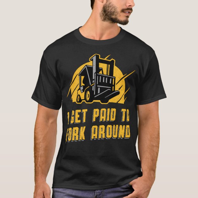 Camiseta Operador De Elevação Que Eu Recebo Para Dar Uma Vo (Frente)