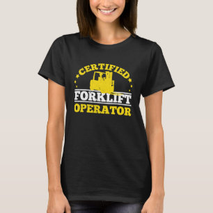 Camiseta Operador de Empilhadeira Certificado