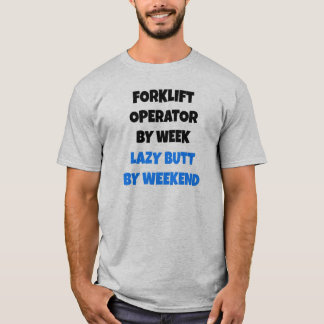 Camiseta Operador de empilhadeira por Bumbum com preguiça p