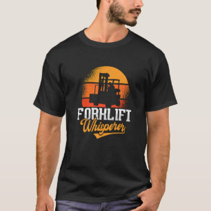 Camiseta Operador de Empilhadeira Silencioso Armazém Caminh