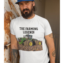 Camiseta Operador de Equipamento Pesado de Trator de Fazend