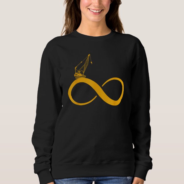 Camiseta Operador de Equipamento Pesado Grua Infinity Opera (Frente)