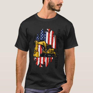 Camiseta Operador De Equipamento Pesado Nos Estados Unidos