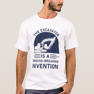 Camiseta Operador de Escavador de Operador de Equipamento P