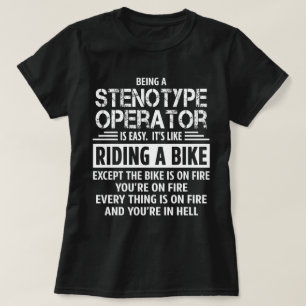 Camiseta Operador de Estenótipo