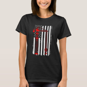 Camiseta Operador De Grua 4 De Julho De Equipamento De Cons