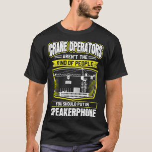Camiseta Operador de Grua de Voz Premium