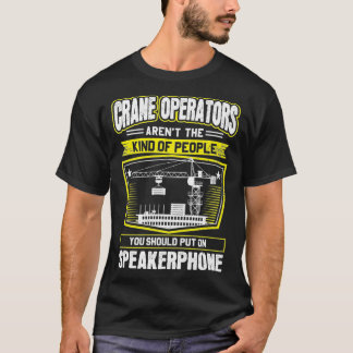 Camiseta Operador de Grua de Voz Premium