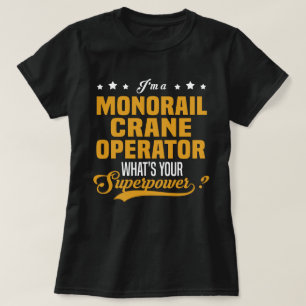 Camiseta Operador de grua monorail