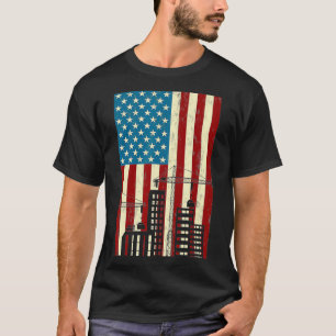 Camiseta Operador de Gruas de Torre Gancho de Elevação Patr