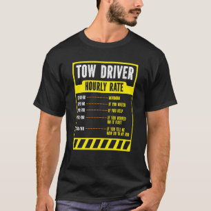 Camiseta Operador de Guincho Taxista de Guincho Tarifa Hor