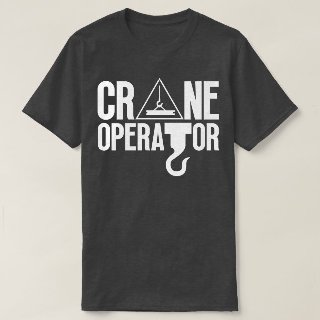 Camiseta Operador de guindaste 19 (Frente do Design)