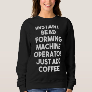 Camiseta Operador de Máquina de Formação de Bloco Instantân