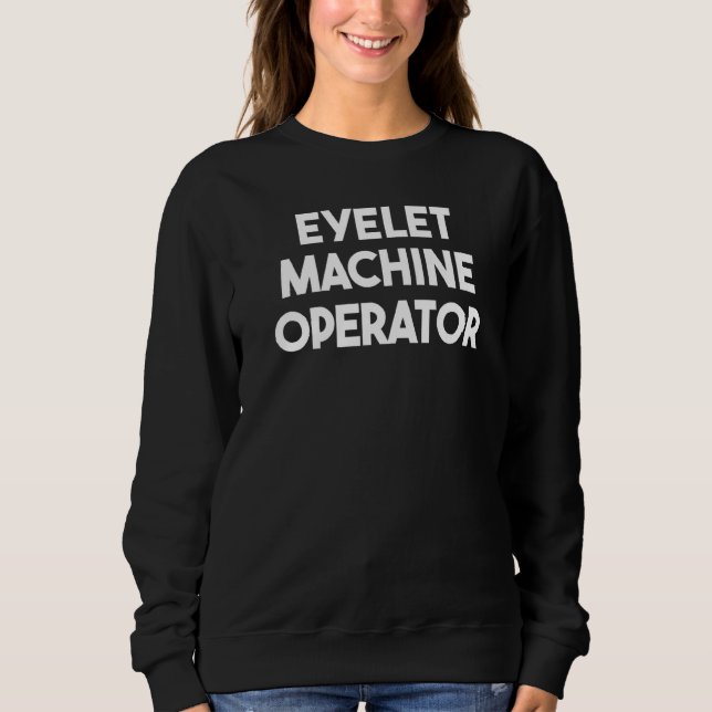 Camiseta Operador de máquina de ilhós   (Frente)
