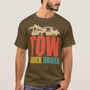 Camiseta Operador De Naufrágio De Caminhão De Retro - Vinta