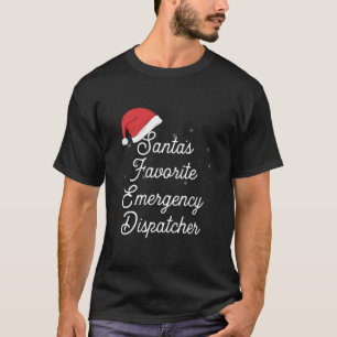Camiseta Operador de Papais noeis de Natal 911 para Expedid
