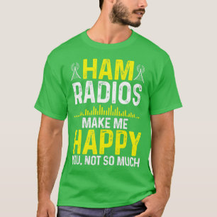 Camiseta Operador de Rádio Amador me Faz Feliz Ham Rádio Cl