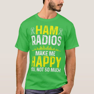 Camiseta Operador de Rádio Amador me Faz Feliz Ham Rádio Cl