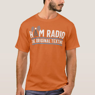 Camiseta Operador de Rádio Amateur Gift de Mensagem Origina
