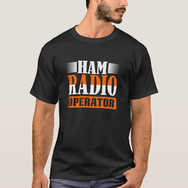 Camiseta Operador de rádio Amateur Ham (Frente)